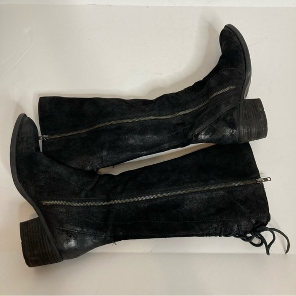 Born Cotto Suede Leather Knee High Tall Boots 10 - Picture 8 of 15